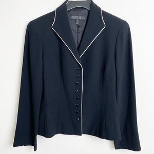 Lafayette 148 Tailored Blazer Petite 6 Lady Jacket Button Details